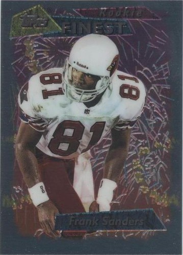 1995 Topps Finest Frank Sanders #216