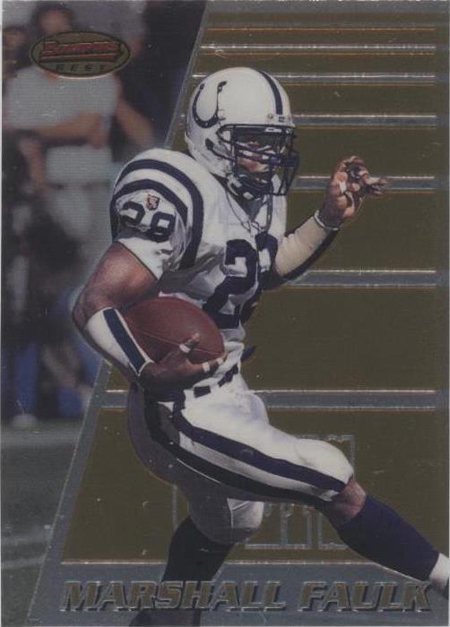 Bowman's Best Marshall Faulk #100 1996