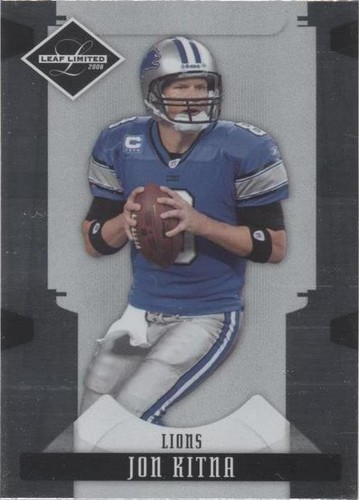 2008 Leaf Limited Jon Kitna #34