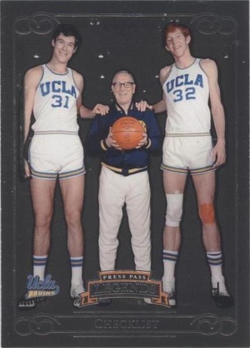 2008-09 Press Pass Legends - Bill Walton/John Wooden #70