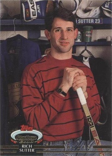 1992-93 Topps Stadium Club - Rich Sutter #389