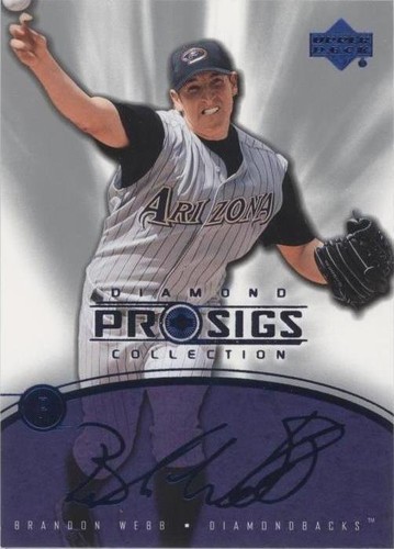 2004 Upper Deck Diamond Collection Pro Sigs - Brandon Webb #4