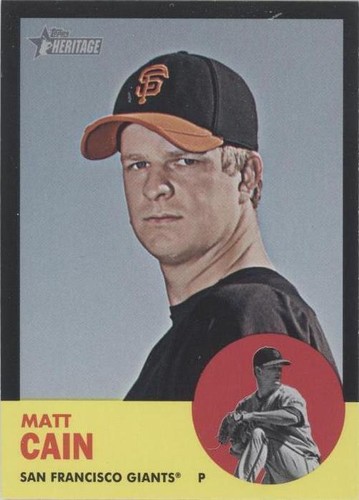 2012 Topps Heritage - Matt Cain #HP53