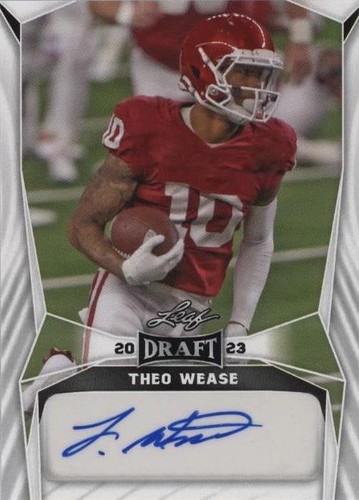 2023 Leaf Draft Theo Wease #BA-TW2