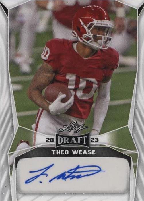 2023 Leaf Draft Theo Wease #BA-TW2