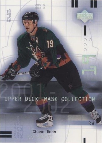 2001-02 Upper Deck Mask Collection - Shane Doan #76