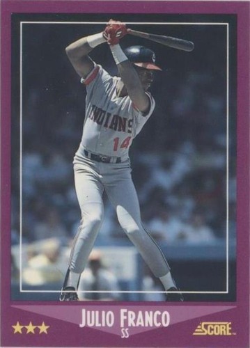 1988 Score - Julio Franco #60