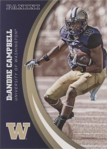 2016 Panini University of Washington Huskies Diandre Campbell #40