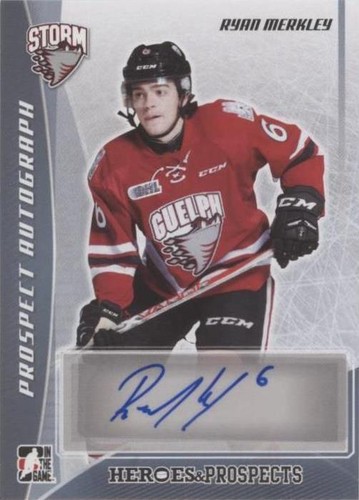 2016-17 Leaf In the Game Heroes & Prospects - Ryan Merkley #PA-RM2