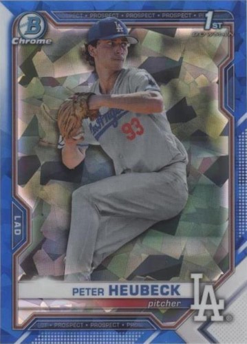 2021 Bowman Chrome Draft Sapphire Edition - Peter Heubeck #BDC-146