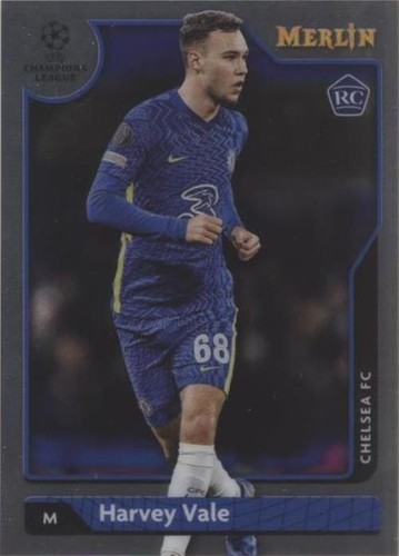2021-22 Topps Merlin Collection Chrome UCL Harvey Vale #58
