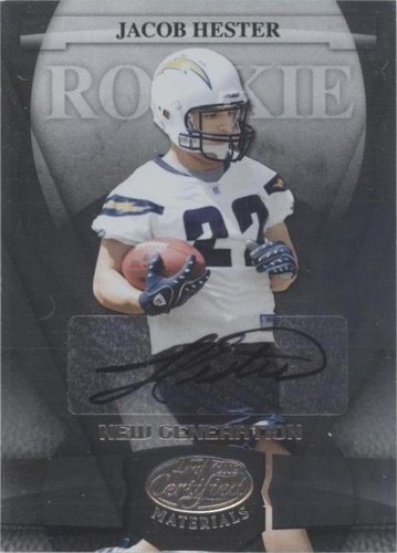 2008 Leaf Certified Materials Jacob Hester #167