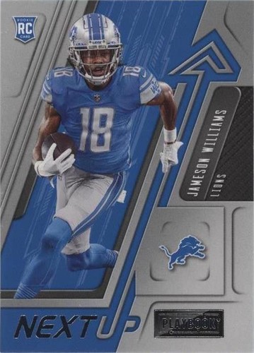 2022 Panini Playbook Jameson Williams #NU-8