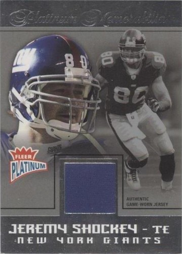 2004 Fleer Platinum Jeremy Shockey #PM-JS