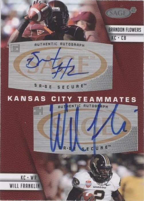 2008 SAGE Squared Brandon Flowers Will Franklin #A-32