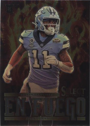 2023 Panini Select Draft Picks Josh Downs #EF-JD