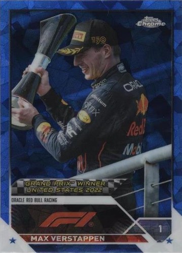 2023 Topps Chrome Sapphire Edition Formula 1 - Max Verstappen #162