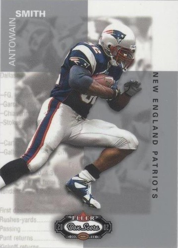 2002 Fleer Box Score Antowain Smith #36