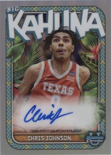 2023-24 Bowman University Chrome - Chris Johnson #BKA-CJ