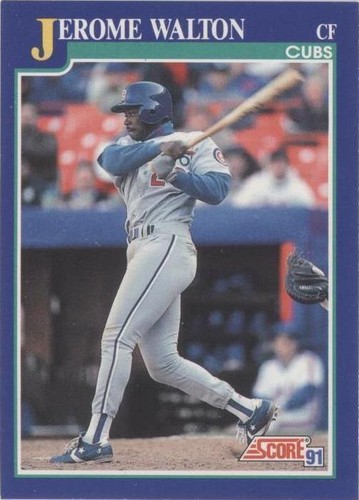 1991 Score - Jerome Walton #13