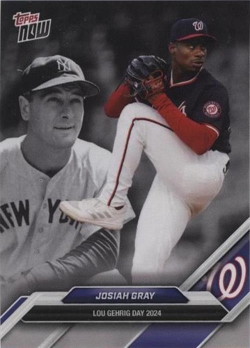 2024 Topps Now Lou Gehrig Day - Josiah Gray #LGD-20
