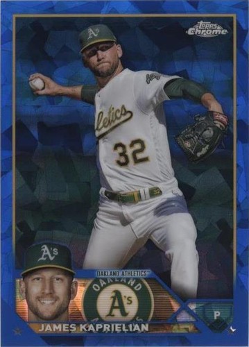 2023 Topps Chrome Update Series Sapphire Edition - James Kaprielian #USCS240