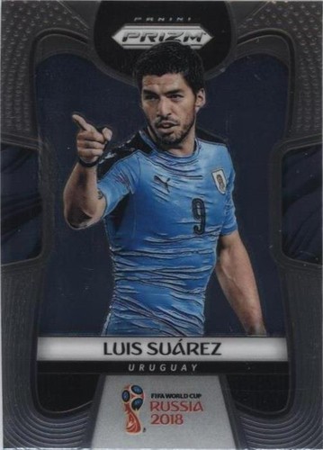 Luis Suarez 2018 Panini Prizm Russia World Cup Lazer Prizm