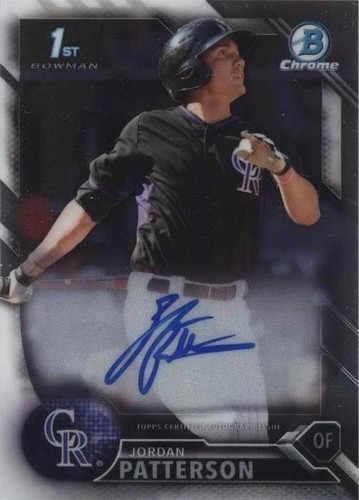 2016 Bowman Chrome - Jordan Patterson #CPA-JP