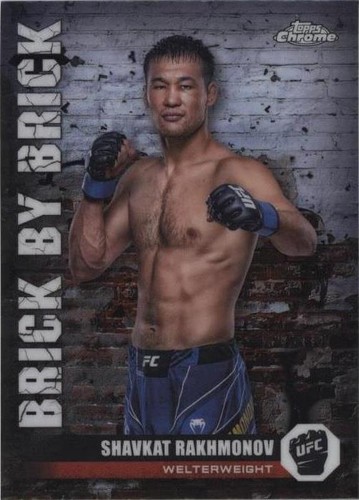 ufc 無敗　ラクモノフ　カード Shavkat Rakhmonov 2024 Topps Chrome UFC Autograph Gold
