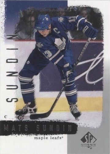 2000-01 SP Authentic - Mats Sundin #82