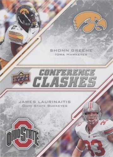 2009 Upper Deck Draft Edition James Laurinaitis Shonn Greene #263