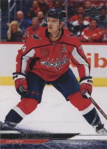 14-15 2014-15 UPPER DECK JOHN CARLSON UD GAME USED JERSEY GJ