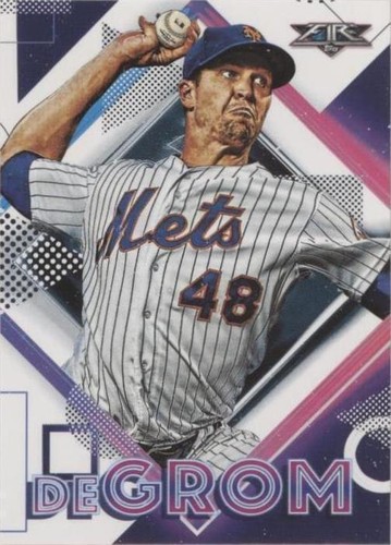 2020 Topps Fire - Jacob deGrom #48