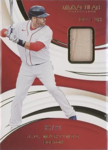 2020 Panini Immaculate Collection - J.D. Martinez #100