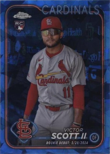 2024 Topps Chrome Update Series Sapphire Edition - Victor Scott II #USCS77