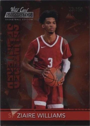 2021-22 Wild Card Alumination - Ziaire Williams #ASP-50