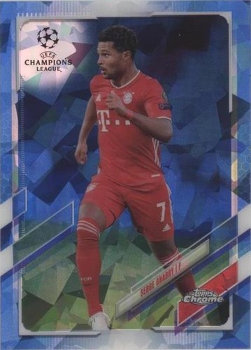 2020-21 Topps Chrome UCL Sapphire Edition Serge Gnabry #72