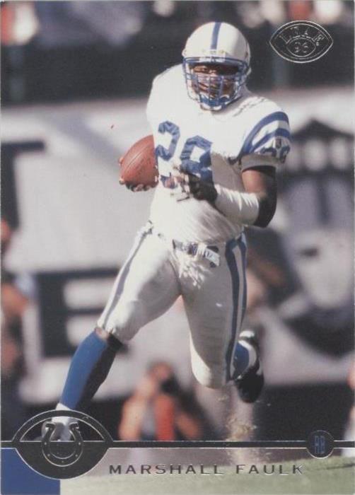 1996 Leaf Marshall Faulk No67