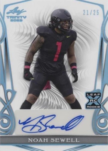 2023 Leaf Trinity Noah Sewell #BA-NS1