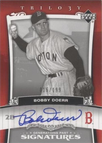 2005 Upper Deck Trilogy - Bobby Doerr #PA-BD