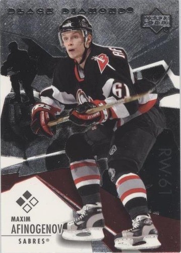 2003-04 Upper Deck Black Diamond - Maxim Afinogenov #115