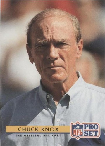 1992 Pro Set Chuck Knox #225