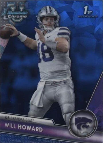 2023 Bowman University Chrome Sapphire Edition Will Howard #93