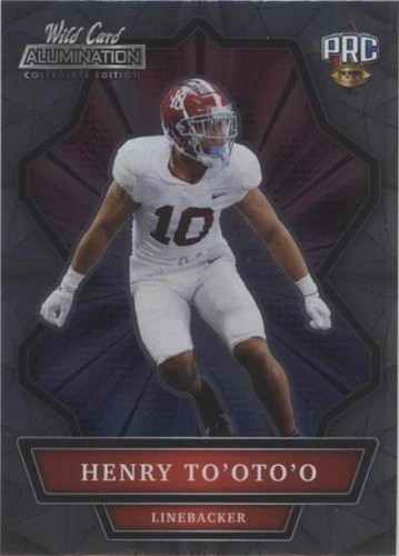 2021 Wild Card Alumination NIL Collegiate Edition Henry To'oto'o #ANBC-32