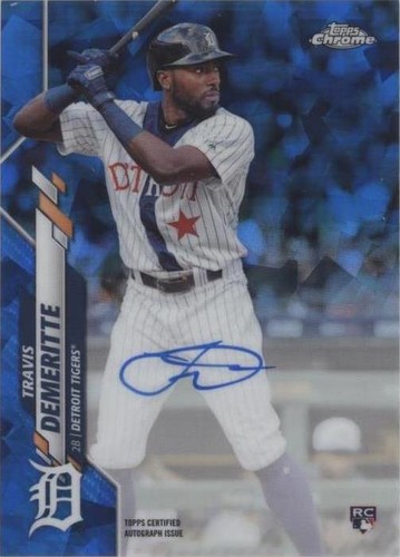 2020 Topps Chrome Sapphire Edition - Travis Demeritte #CSA-TD