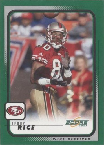 2001 Score Jerry Rice #177