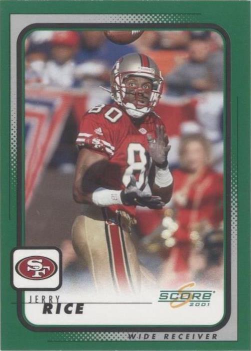 2001 Score Jerry Rice #177