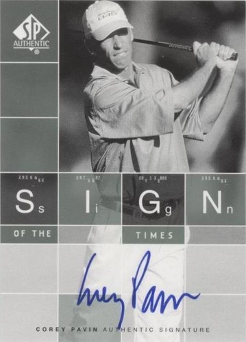 2002 SP Authentic - Corey Pavin #ST-CP
