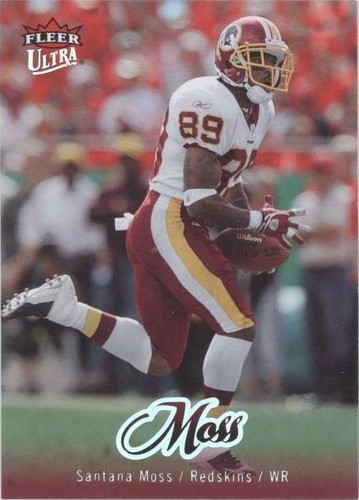 2007 Fleer Ultra Santana Moss #200