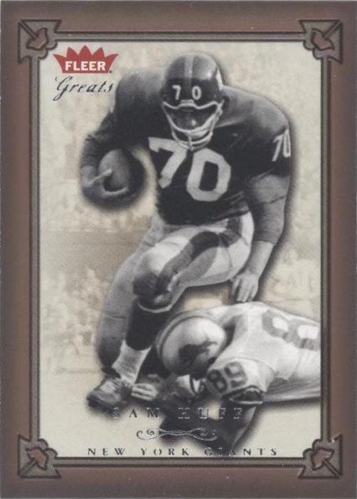 2004 Fleer Greats Sam Huff #27